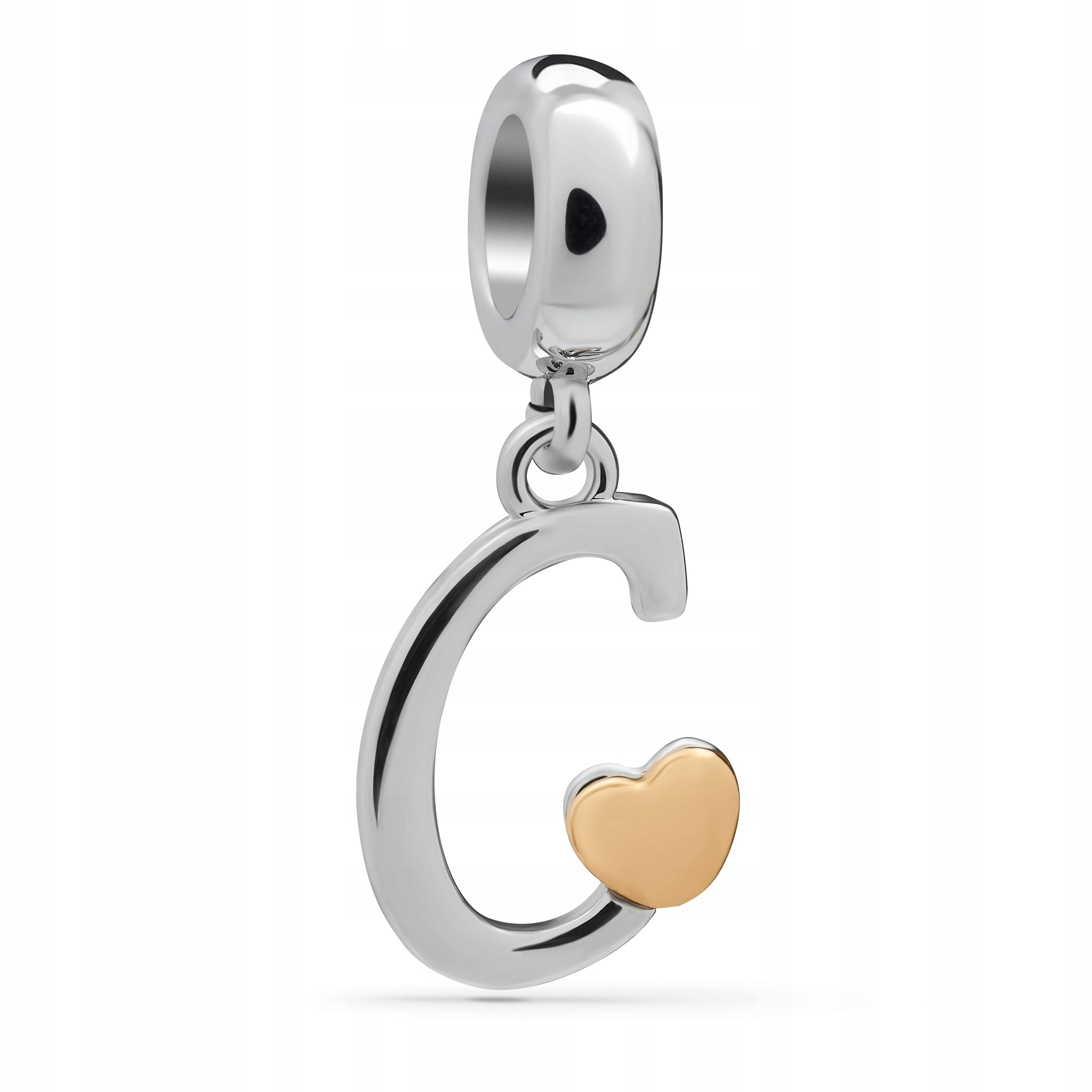 

Zawieszka Charms Literka C Serce Stal