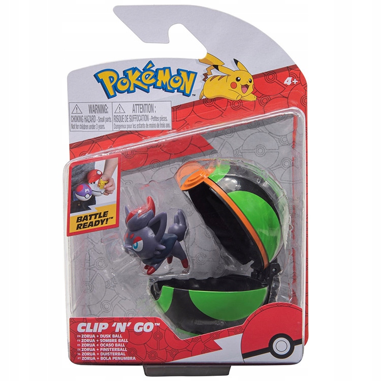 

Pokemon figurka+kula: Clip'n'go: Zorua Dusk Ball