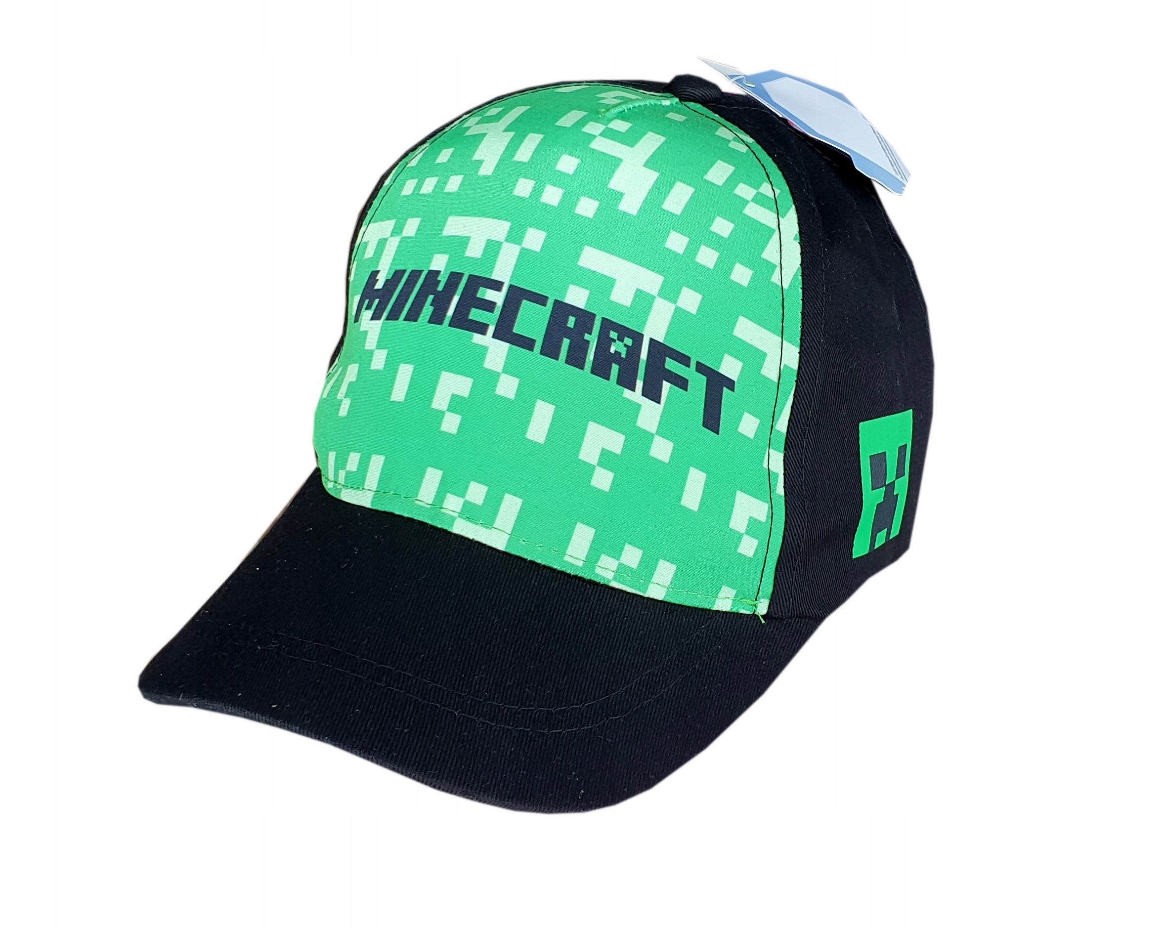 

Czapka Minecraft Z Daszkiem Creeper Bejsbolówka
