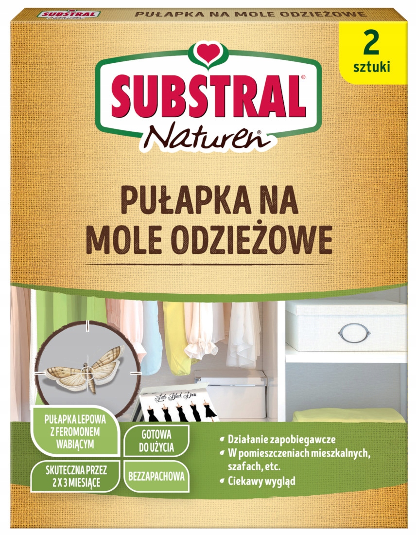 

Substral Pułapka na mole odzieżowe Naturen 2 szt