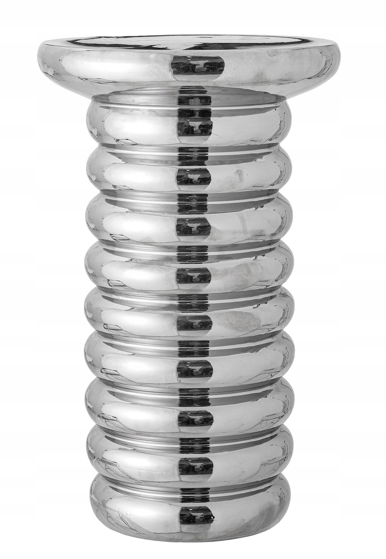 Spike boční stolek, stříbrný, leštěný, Bloomingville