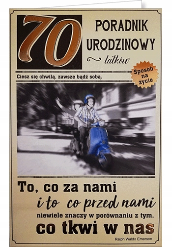 

Kartka na 70 urodziny dla Taty Dziadka Kolegi U58