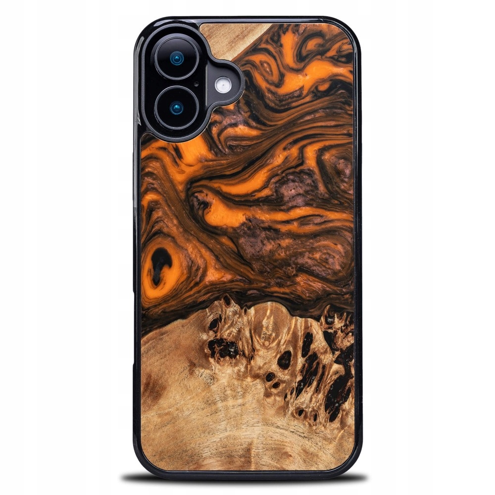 Pouzdro Bewood Unique pro iPhone 16 Plus oranžové