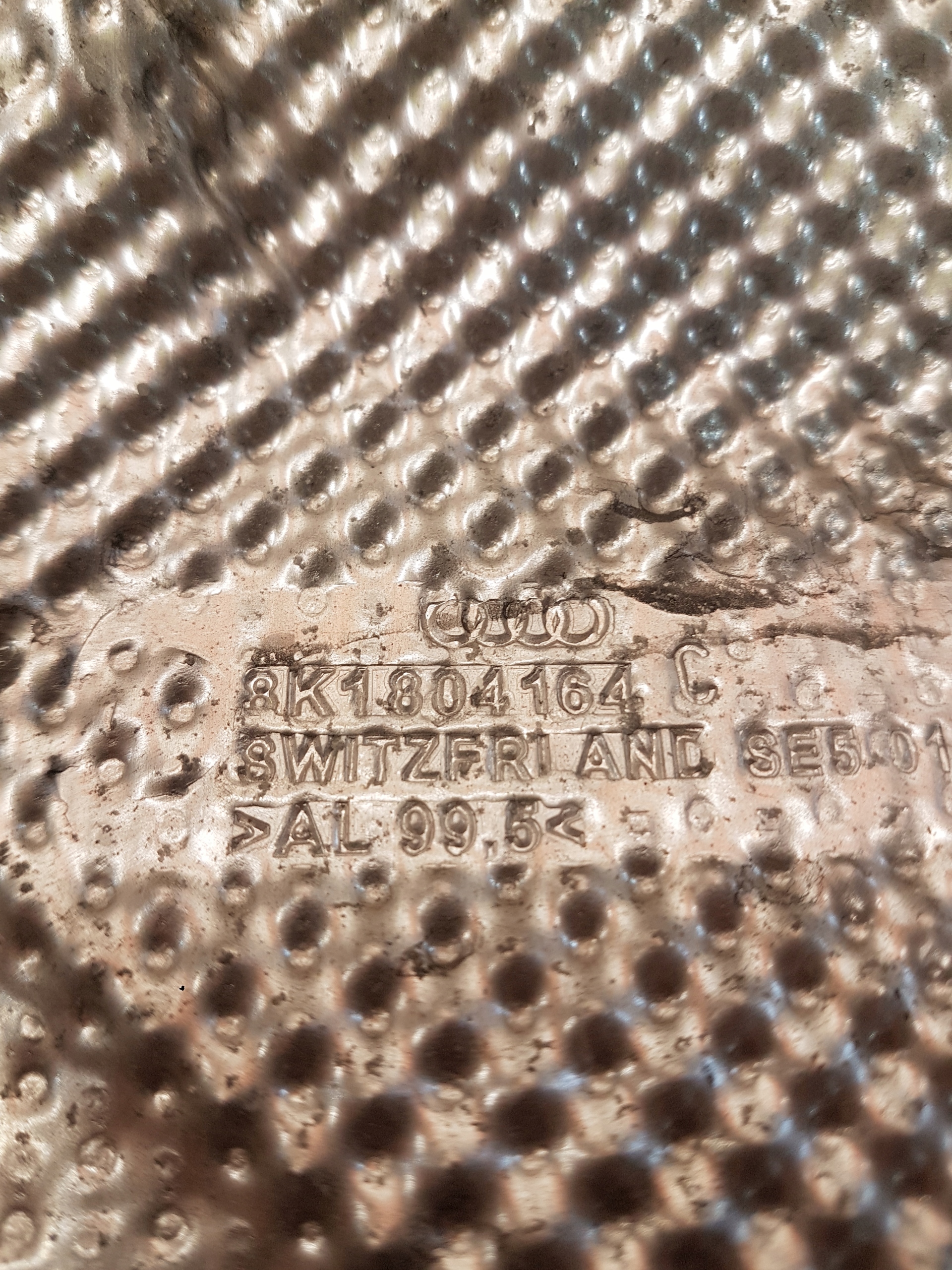 fedél TERMICZNA hangszigetelő AUDI A4 B8 8K1804164C