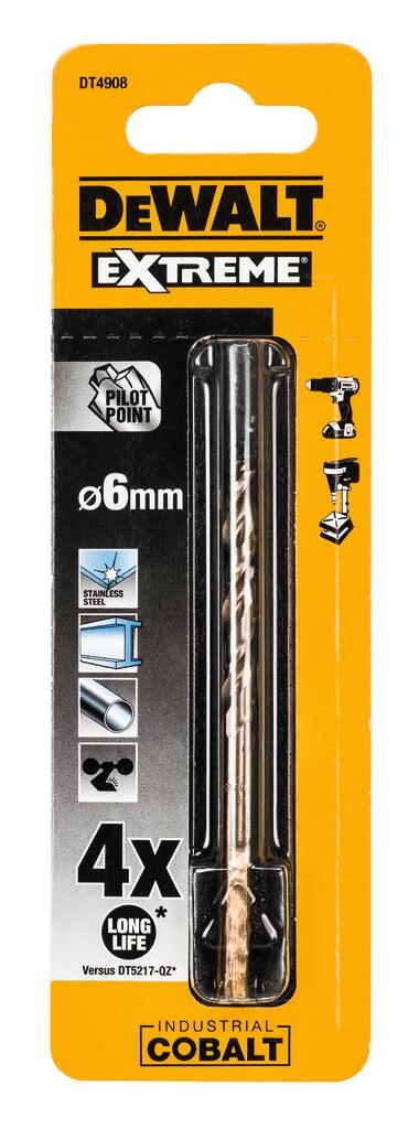 

DT4908 Dewalt Wiertło kobaltowe Hss E Cobalt 6.0mm