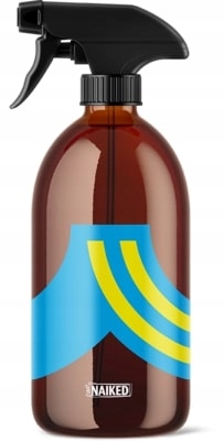 NAIKED, Butelka ze spryskiwaczem, 500 ml Pojemność 0.5 l