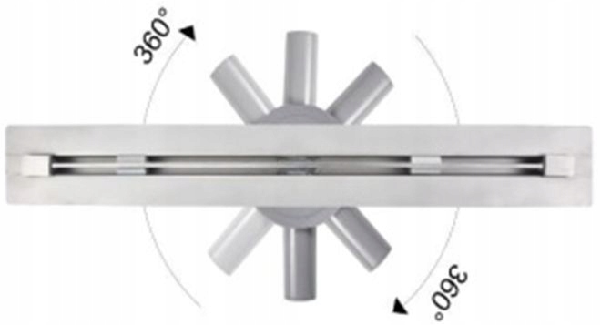 ODPŁYW 100 cm SUPER SLIM INVISIBLE 4mm OBROTOWY Kod producenta RSP011000