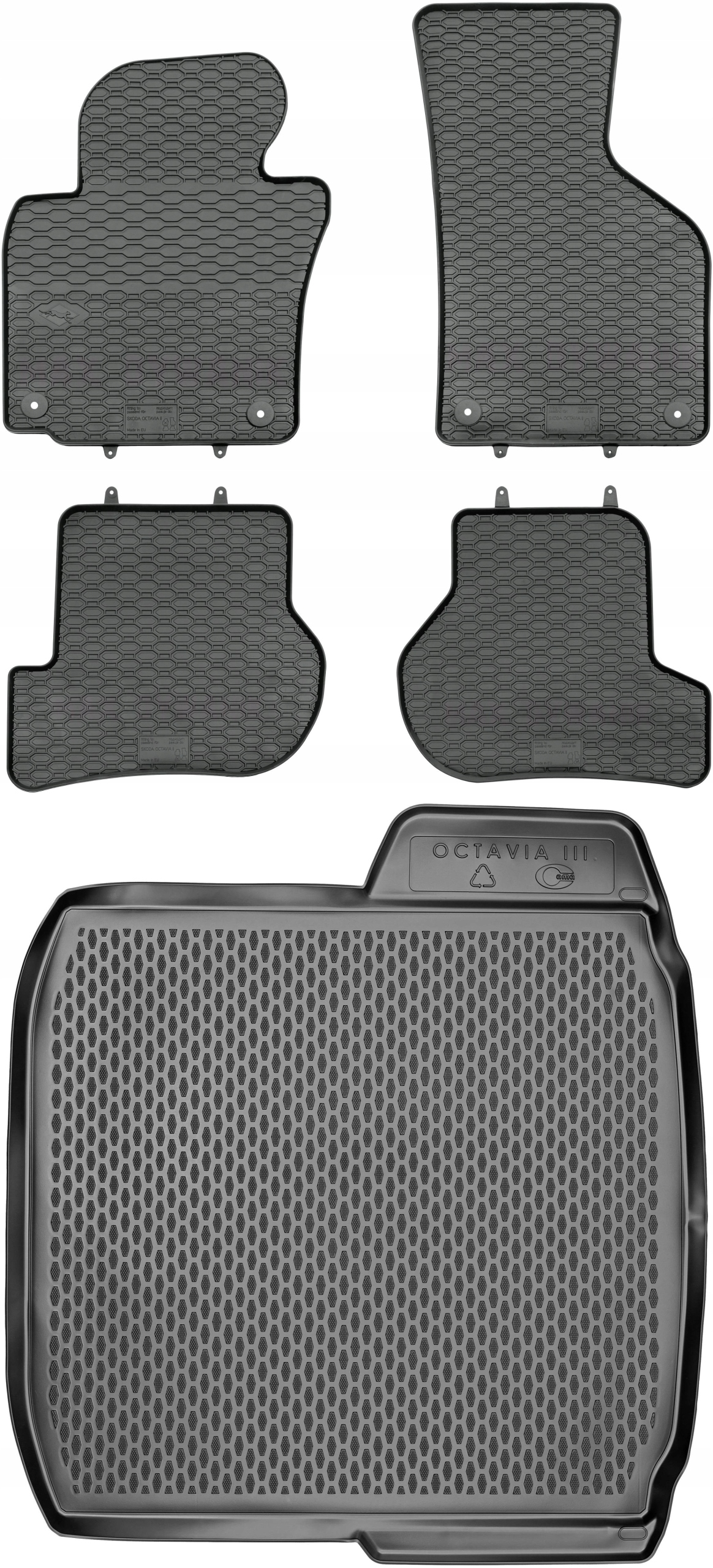Škoda Octavia III Liftback 13-19 Koberce rohož