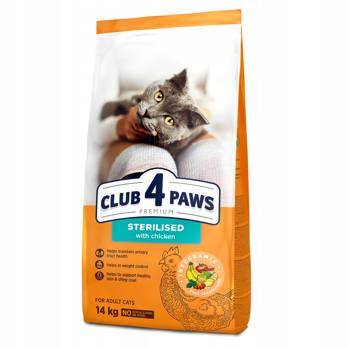 Levně Club 4 Paws Premium suché krmivo pro sterilizované kočky 14 kg