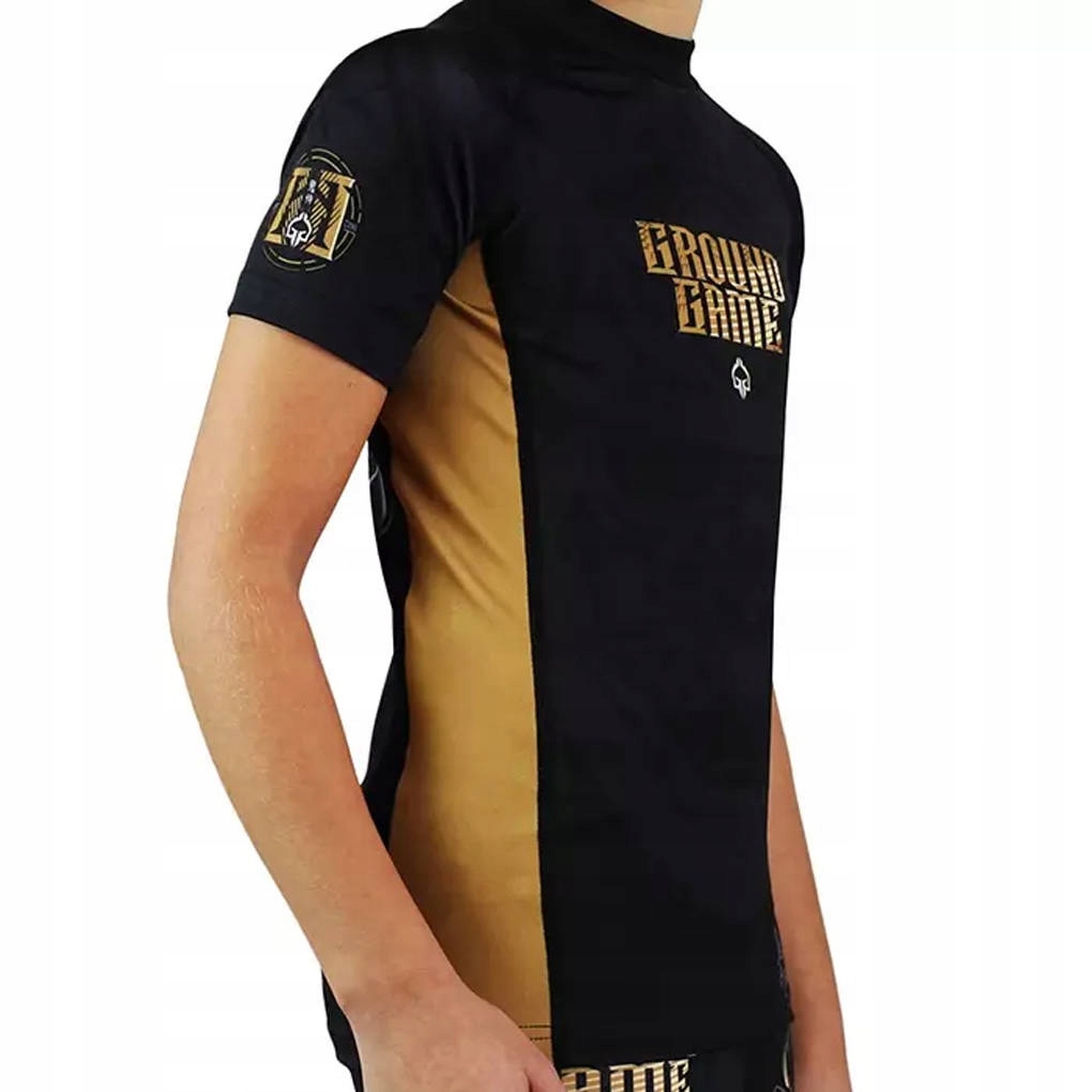 Rashguard dziecięcy z krótkim rękawem Oni Samurai Czarny r. 134 cm Rozmiar 134