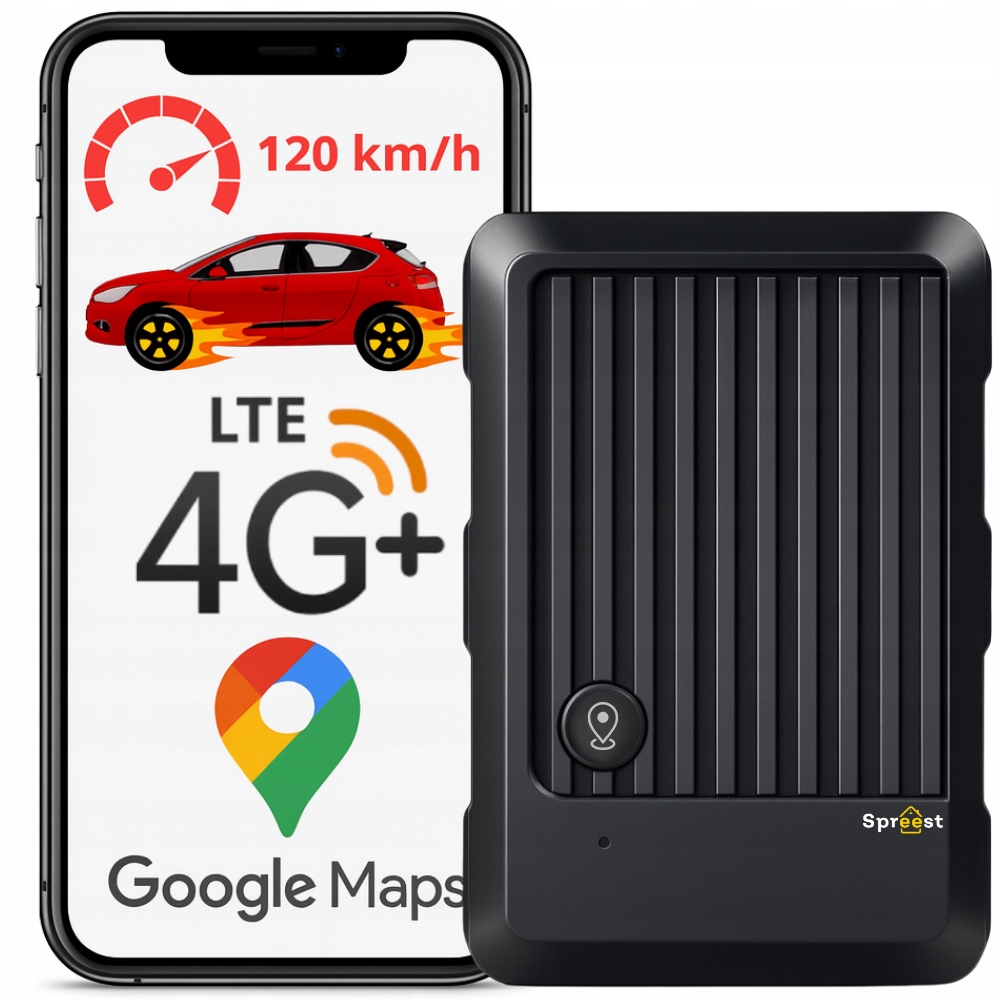 Lokalizator Gps 4G Magnes Do Pojazdów Roweru Auta Samochodu Bez Abonamentu