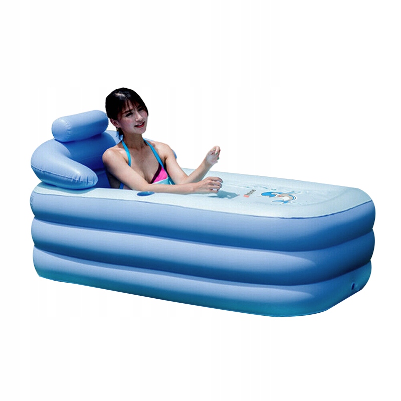 Niebieska składana dmuchana wanna dla dorosłych Rodzaj składana