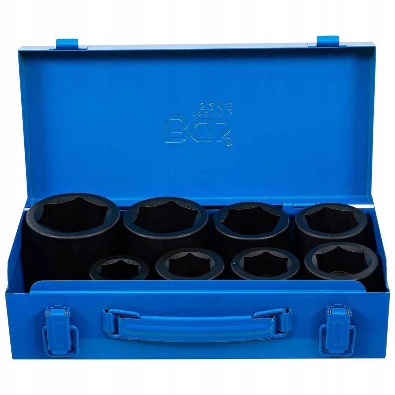 Sada 8 úderových šesťhranných nástavcov 27-50 mm, 25 mm (1"), Bgs 5245