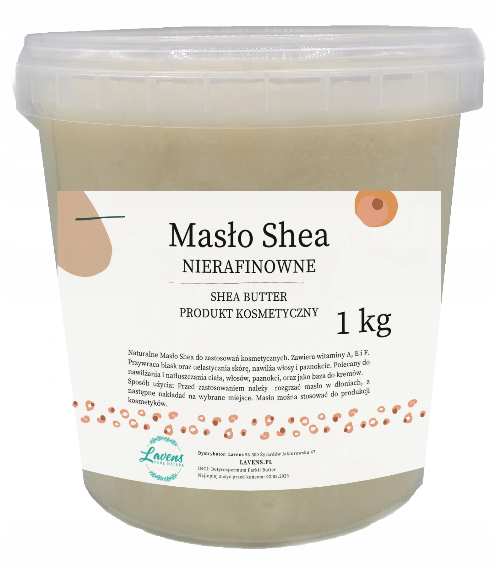 

Masło Shea Nierafinowane 1 kg Naturalne Butter