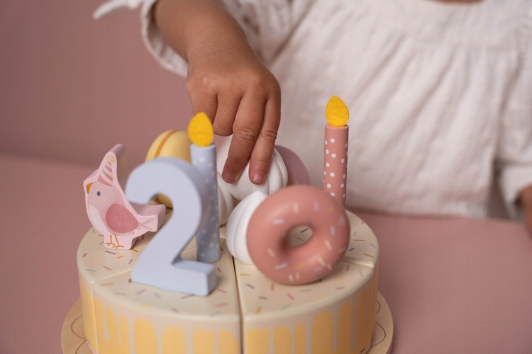 Little Dutch Torcik urodzinowy Róż FSC Marka Little Dutch