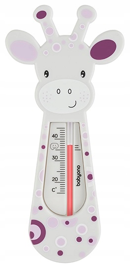 BABYONO PŁYWAJĄCY BEZPIECZNY TERMOMETR DO WODY WANIENKI KĄPIELI ŻYRAFKA