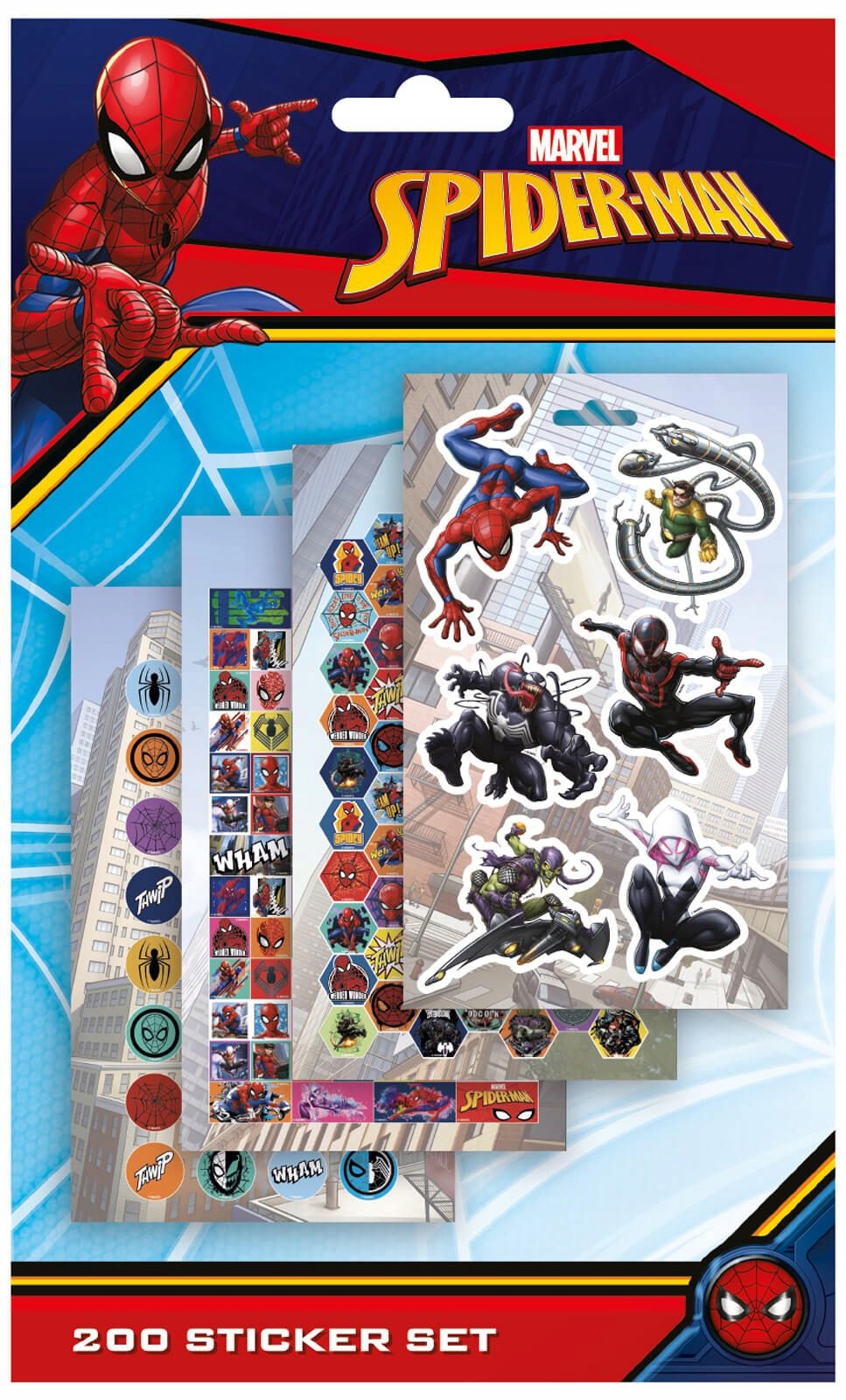 

Zestaw naklejek Spider-Man Spidey 200 szt