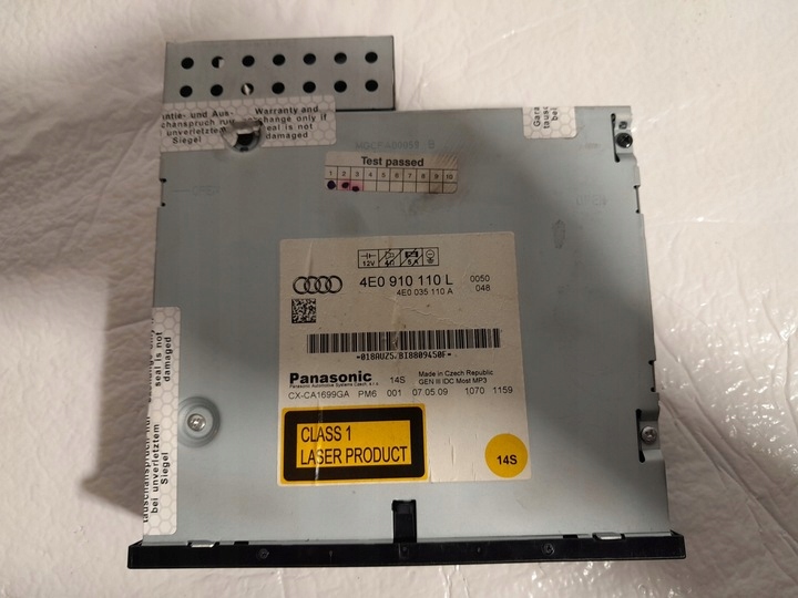 AUDI A4 B8 changer PLYT CD 4E0910110L 4E0035110A
