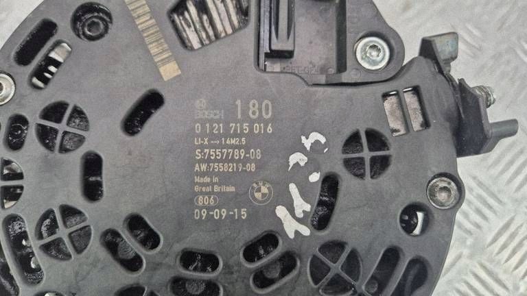 BMW 3 E90 335i Alternator 7557789 N54B30A
