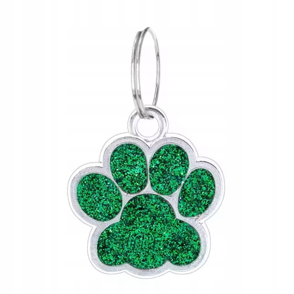 Adresówka dla Psa z GRAWEREM MINI identyfikator dla psa łapka WIELE KOLORÓW