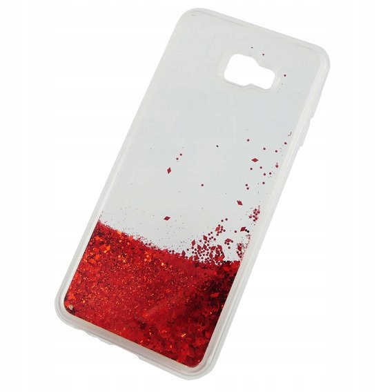 Etui Płynny Brokat Do Samsung Galaxy J4 Plus 2018 Czerwone