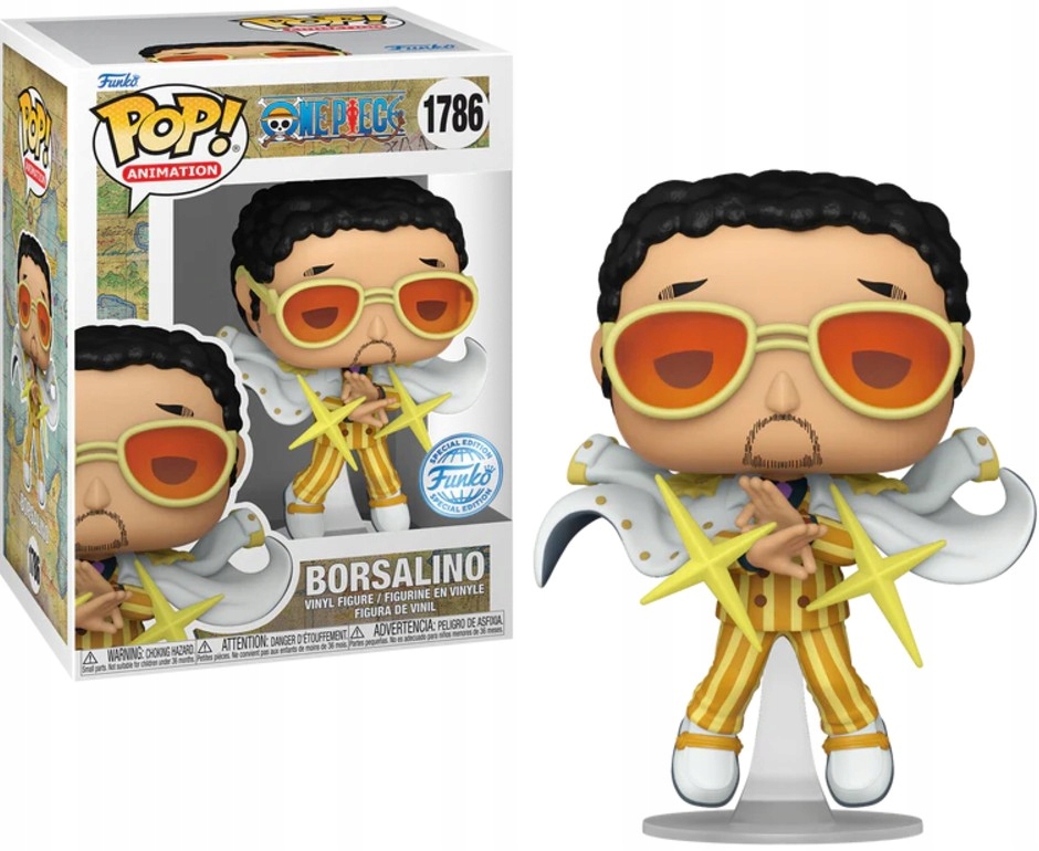 Exkluzivní figurka Funko Pop! One Piece Admiral Kizaru o velikosti 9 cm