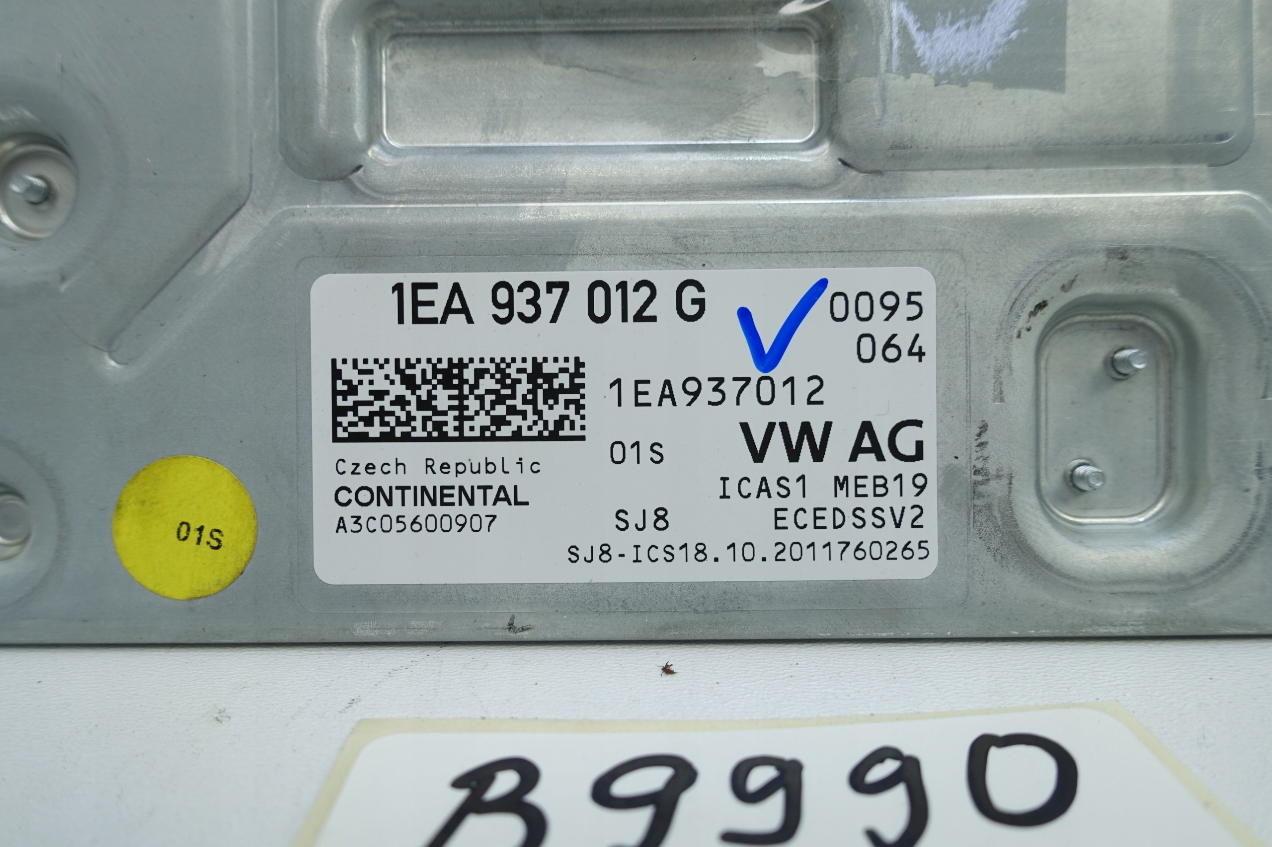 comfort control unit GATEWAY VW ID3 ID.3 VW 1EA937012G