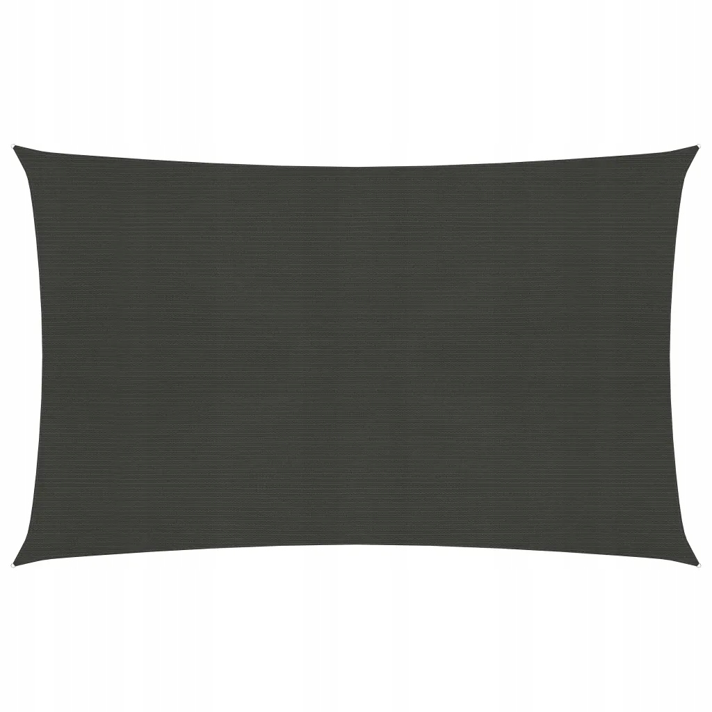 Żagiel przeciwsłoneczny HDPE 4x2,5m, antracytowy