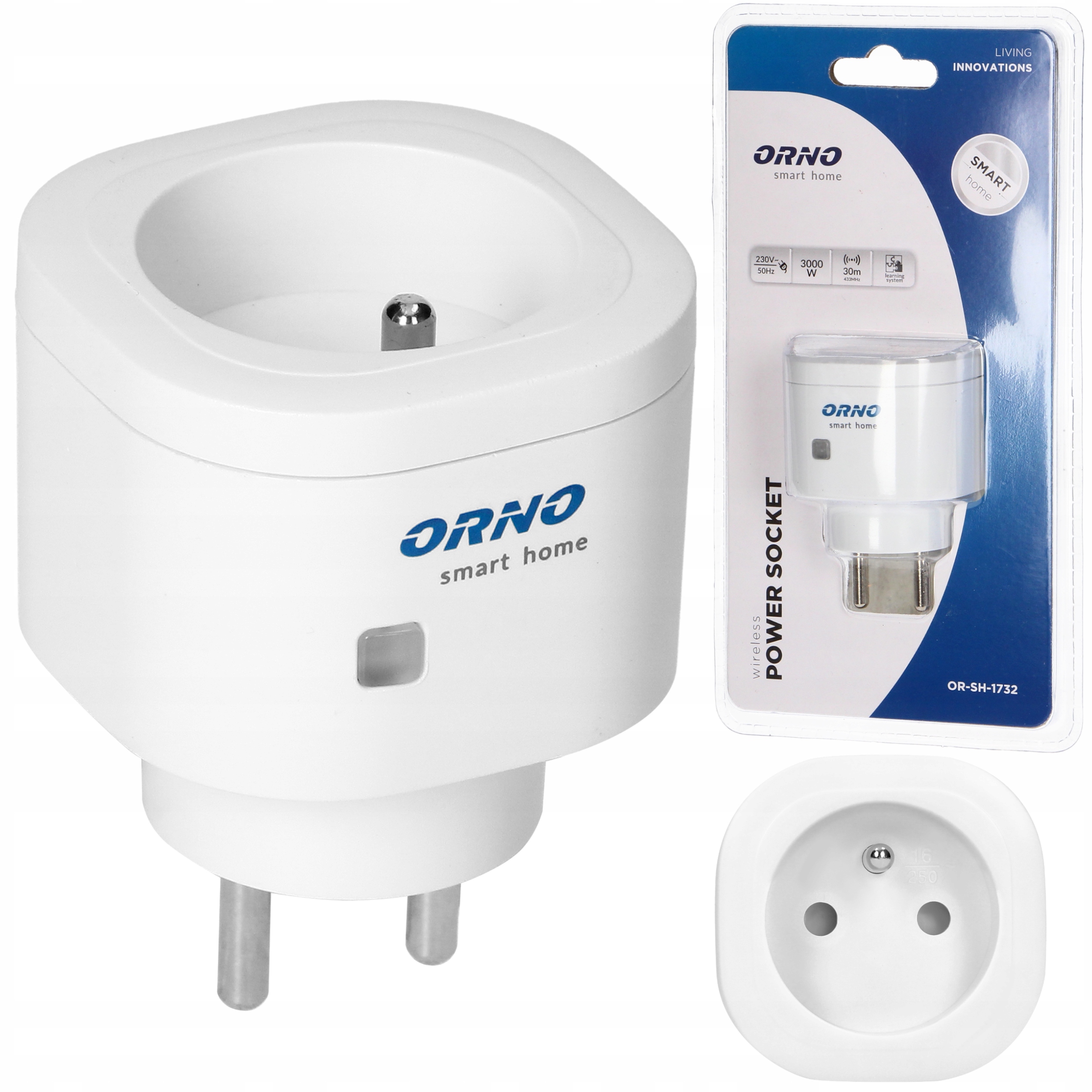 

Gniazdo Bezprzewodowe Smart Home Odbiornik Radiowy