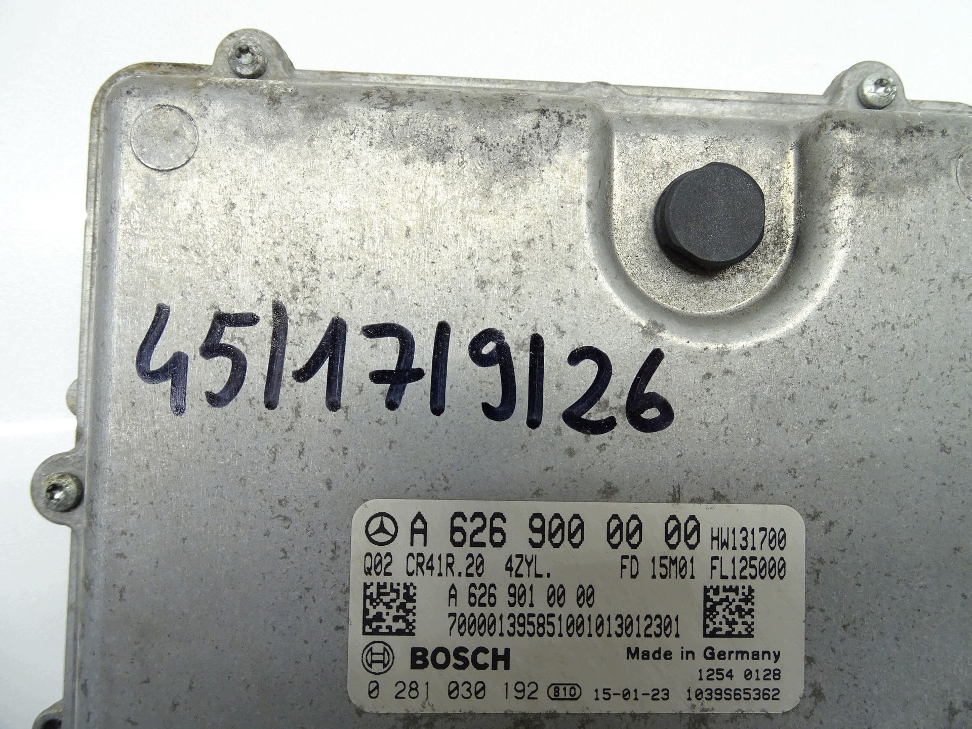 control unit computer of the engine ECU MERCEDES C W205 a6269000000