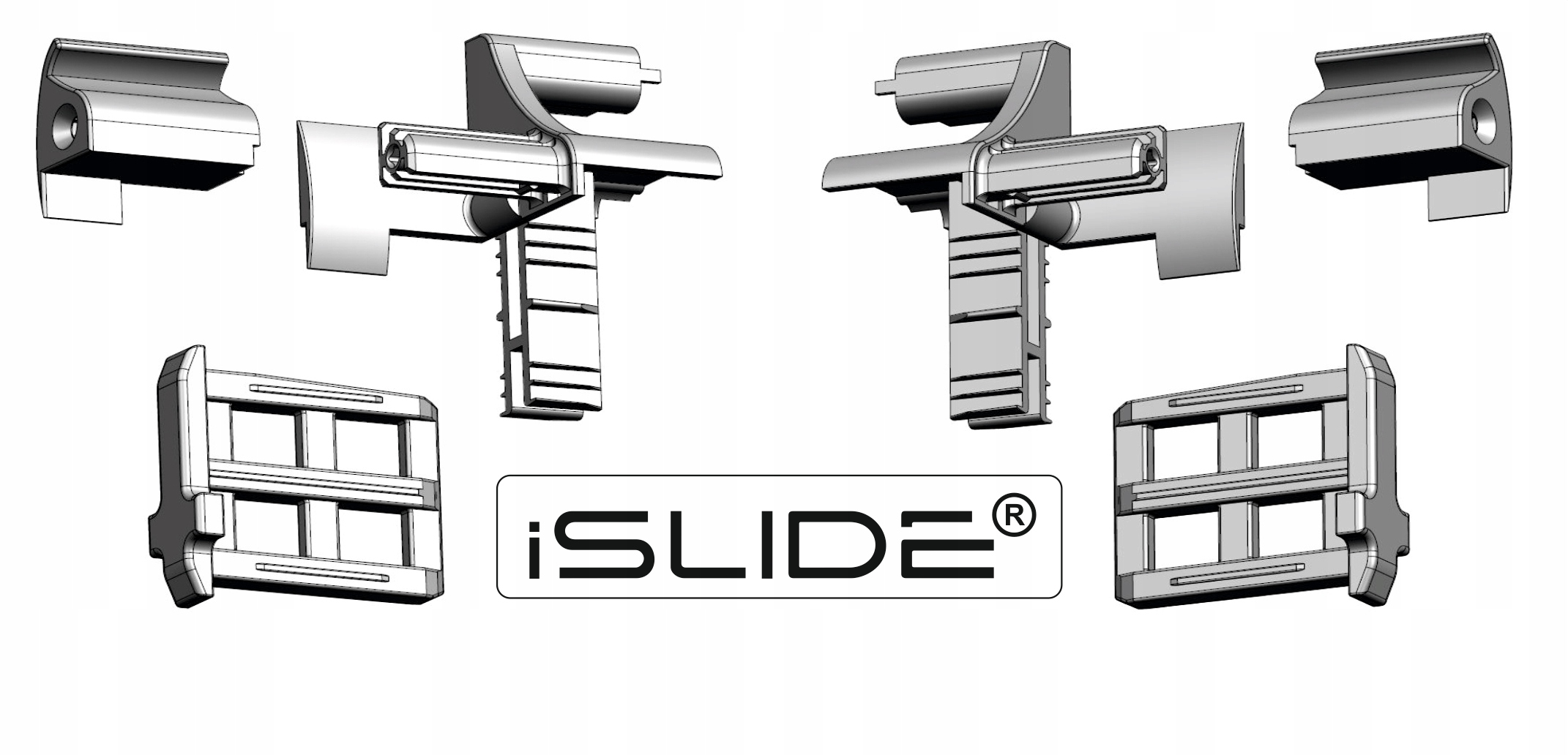 ŚLIZGI DO ROLET ZEWNĘTRZNYCH ŚLIZGACZ PIÓR ŚLIZG ROLETOWY KOMPLET