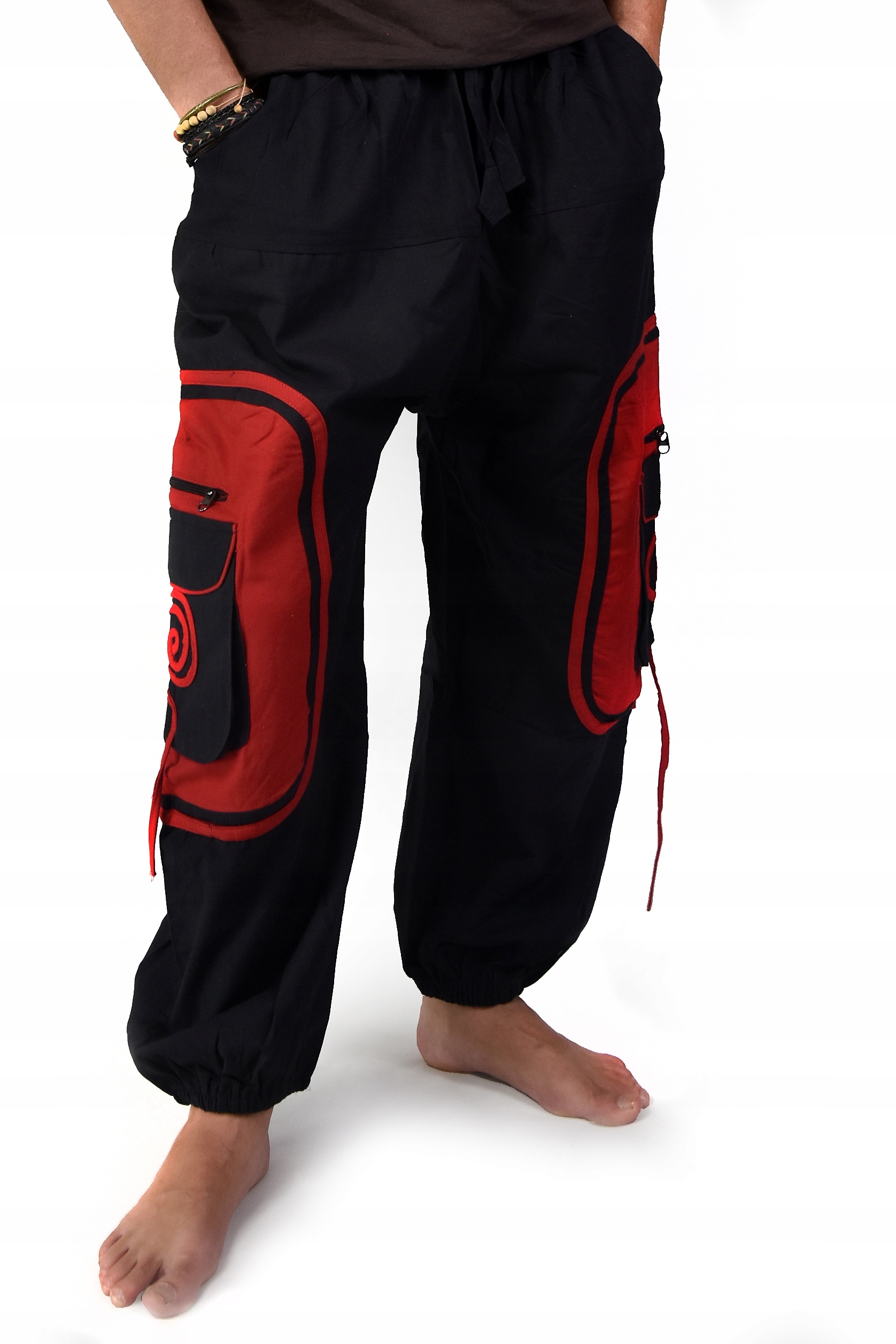 Unikátní kalhoty z Nepálu, Fantazijní kapsy, Volný styl