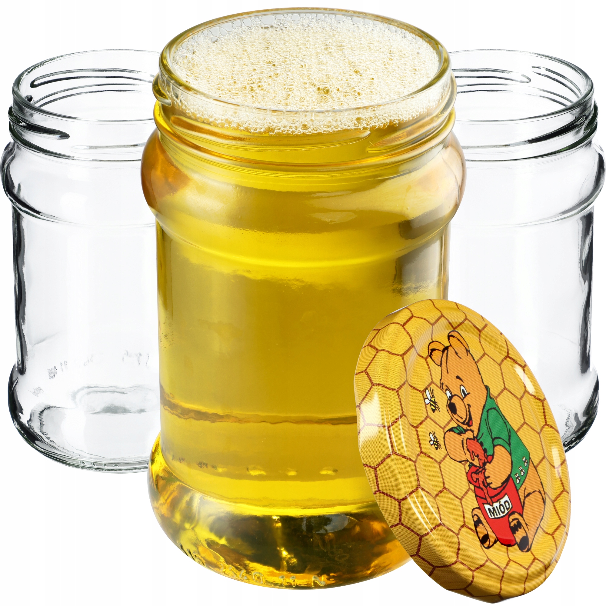 

100x Słoiki 315ml Na Przetwory Dżem Z Zakrętką