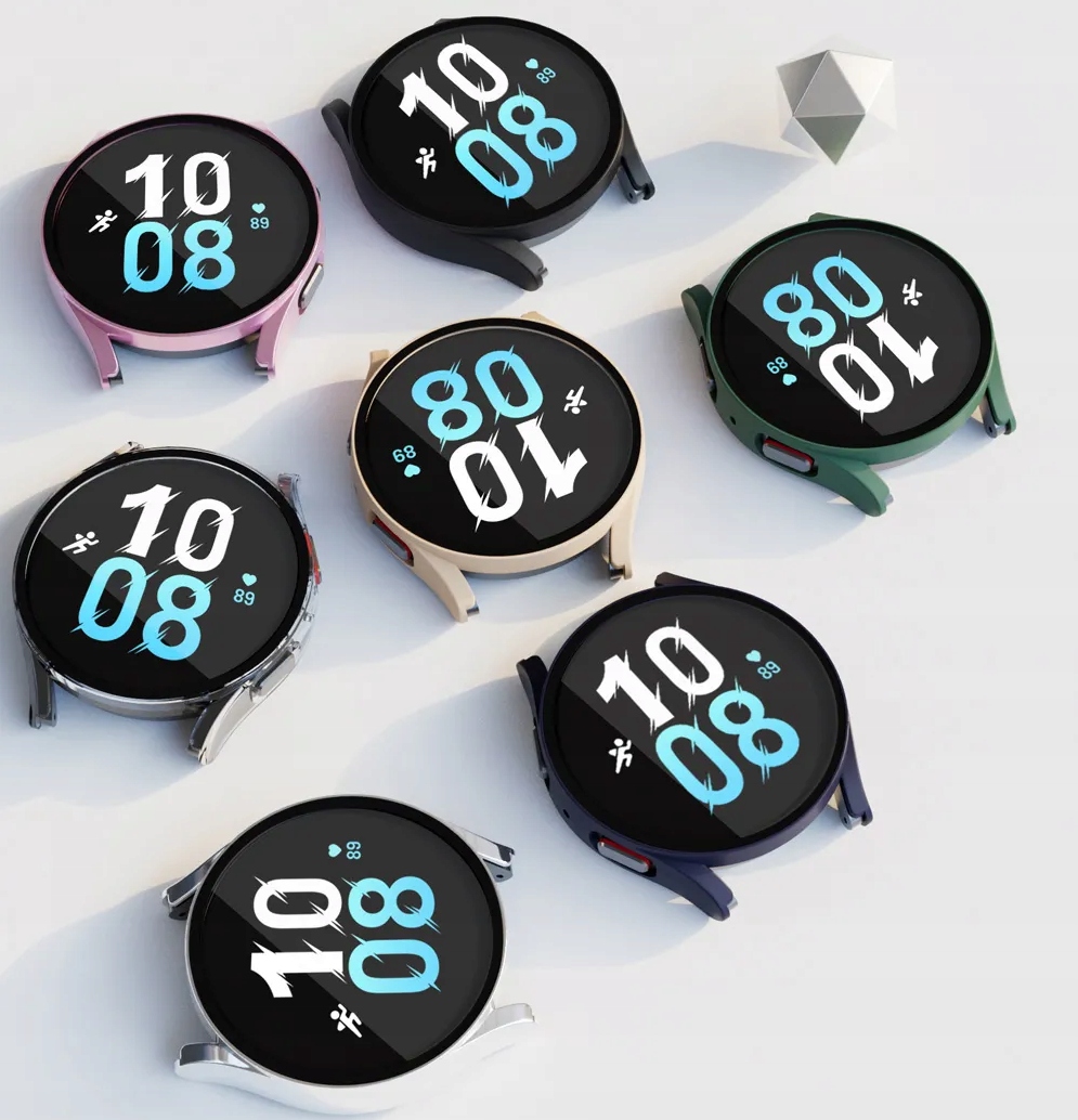 Etui ze szkłem 2w1 Pełna Ochrona do Samsung Galaxy Watch 6 40mm | KOLORY Waga produktu z opakowaniem jednostkowym 0.05 kg