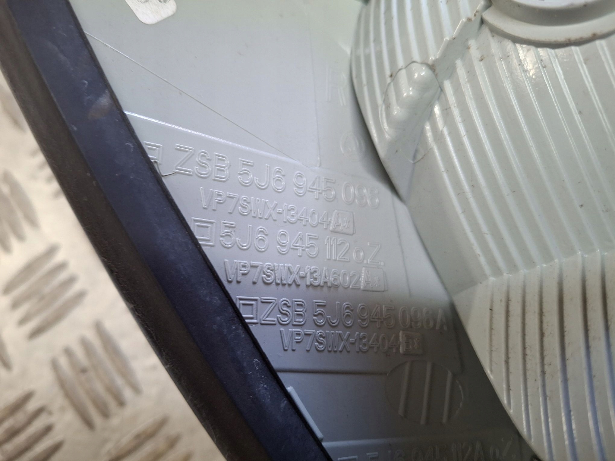 light rear right SKODA FABIA II 2007R->