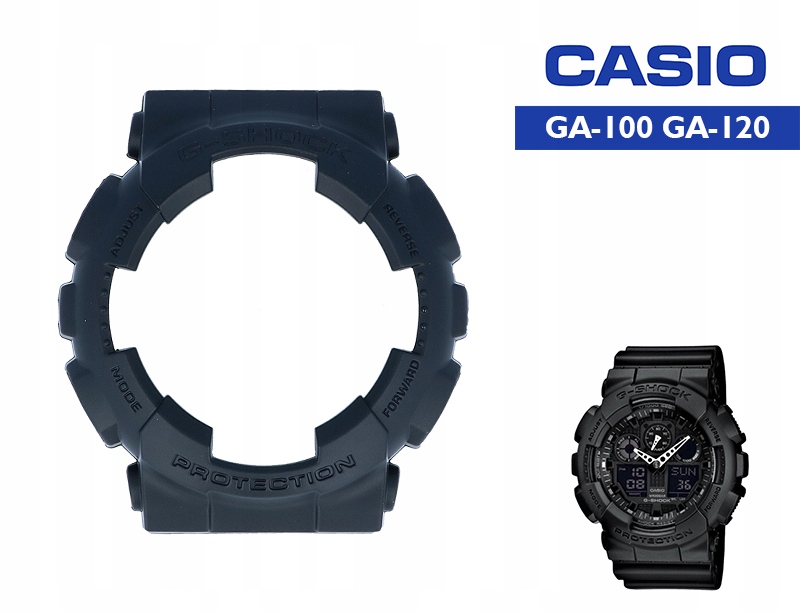 

Bezel Casio GA-100 GA-120 GD-101 czarny Oryginał