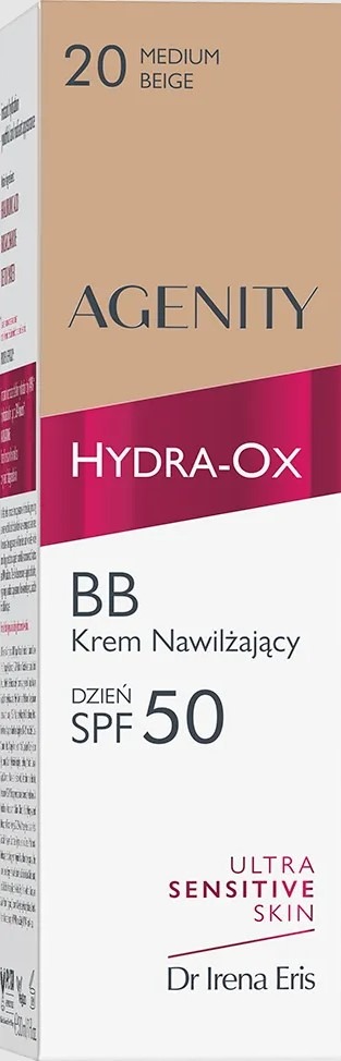 Agenity Hydra-Ox Krem Bb SPF50 20 Medium Beige Dr Irena Eris 30 ml