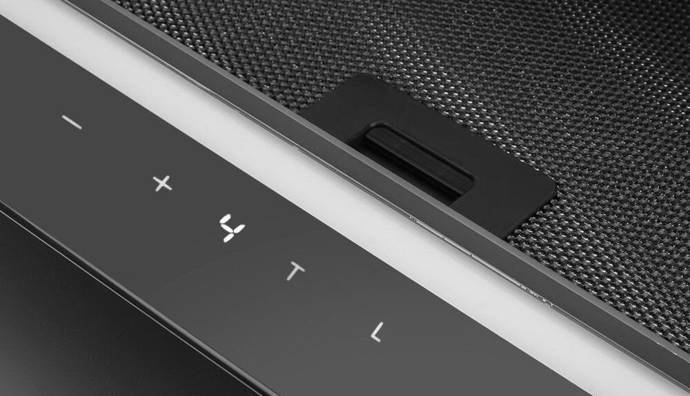 Okap VDB Master 60 Glass Czarny Maksymalna wydajność 425 m³/h