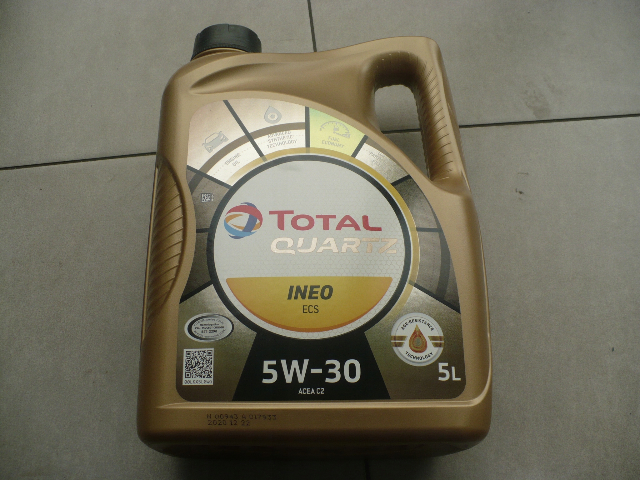 

Olej Total Quartz Ineo Ecs 5w30 5L