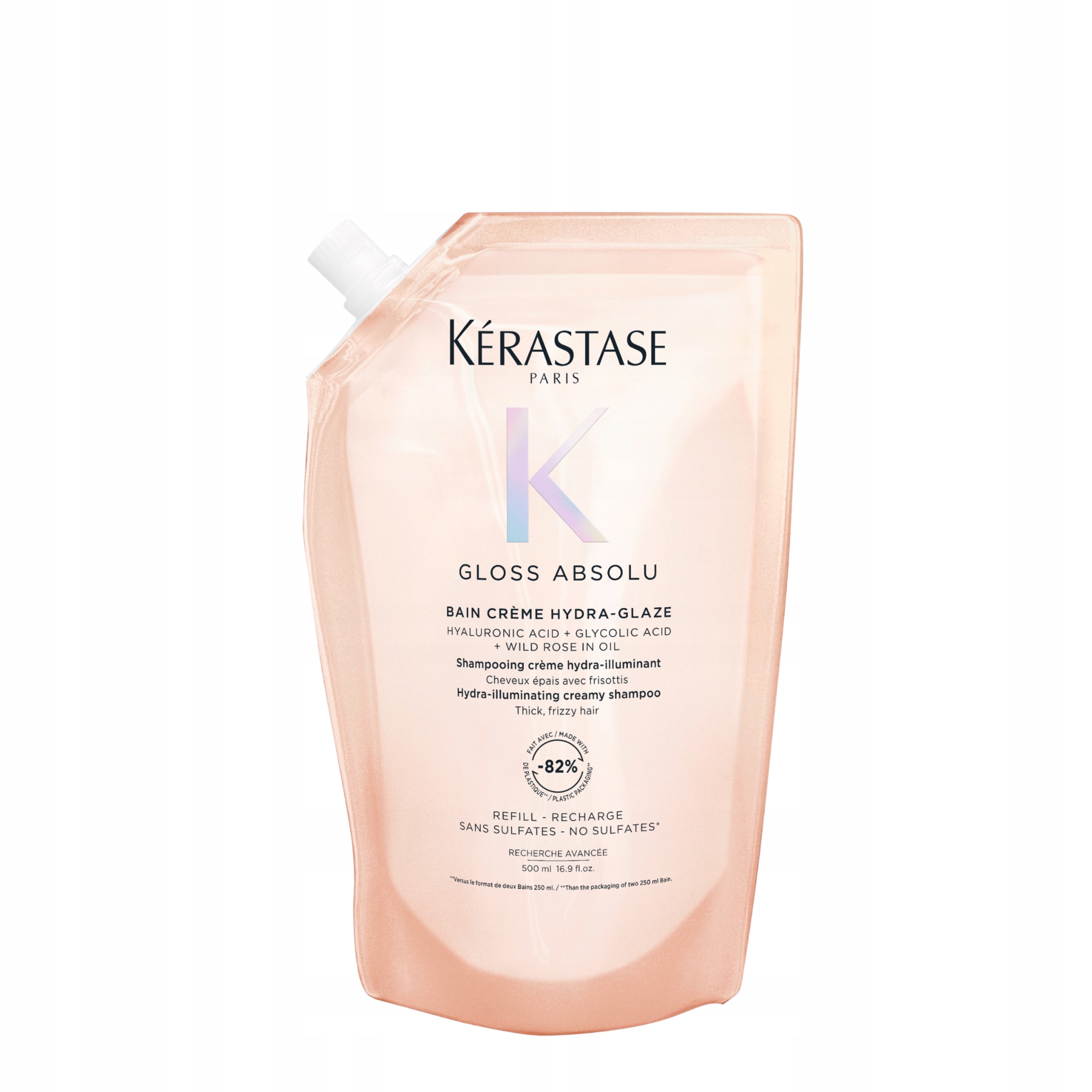 Kérastase Gloss Absolu Hydra-Glaze refill kąpiel do włosów puszących 500ml