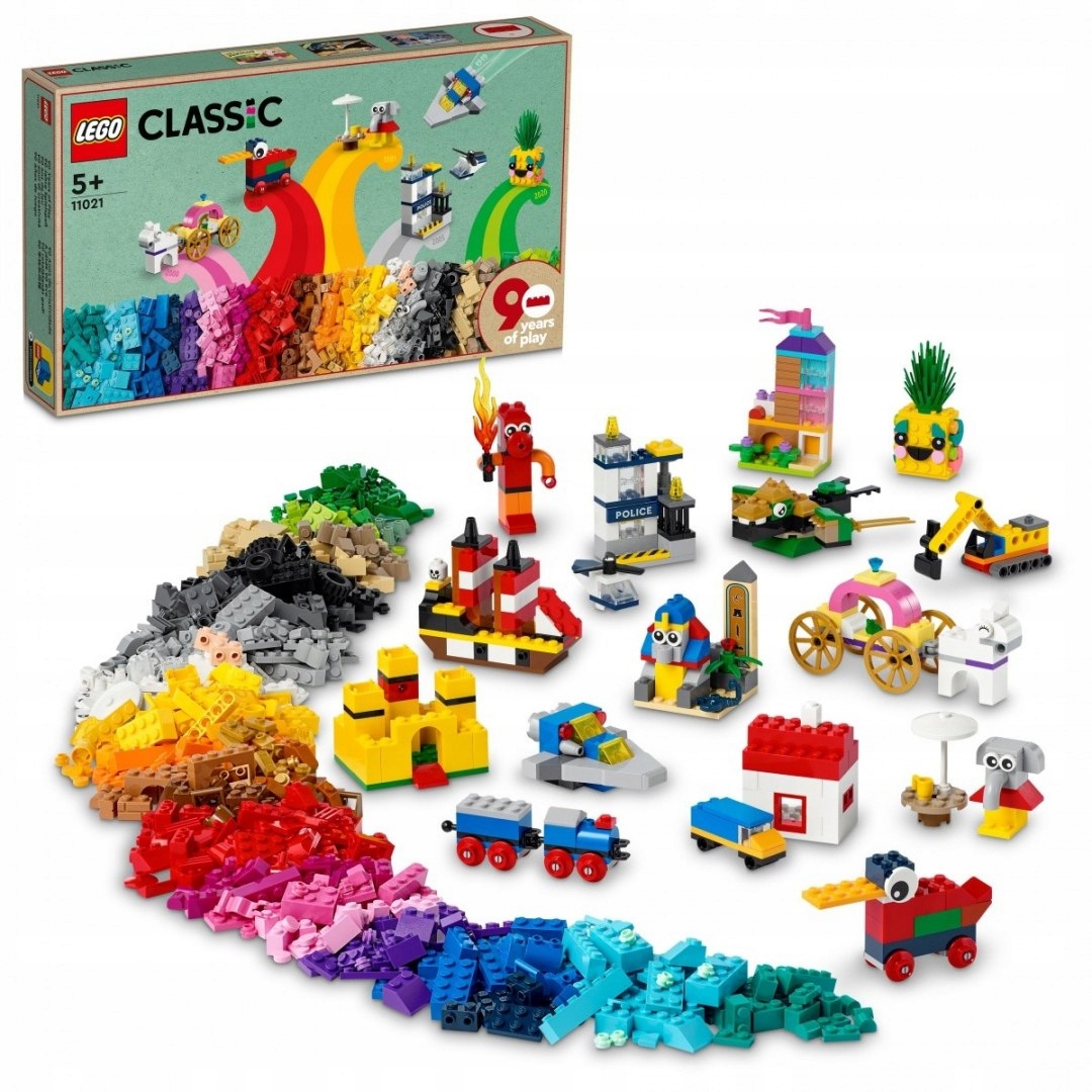 Lego Classic 11021 90 let zábavy Nové Pl