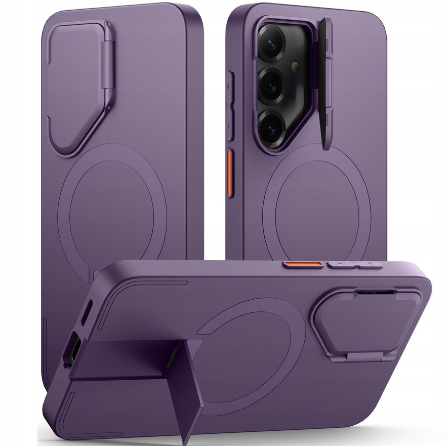 Pouzdro Suritch pro Galaxy S25, ochrana fotoaparátu a MagSafe stojánek na pouzdro