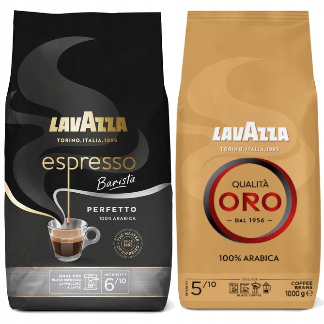 Levně Káva zrnková Lavazza Qualita Oro 1 kg Espresso Barista Perfetto 1 kg