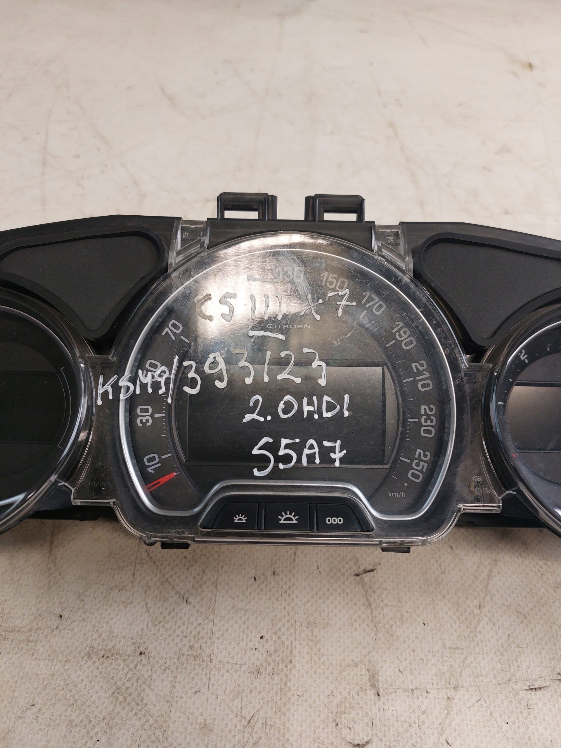 dials dials CITROEN C5 III X7 2.0HDI