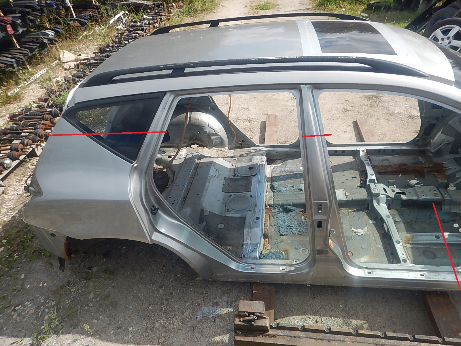 NISSAN MURANO Z50 ПРАВА ЧЕТВЕРТИНА ЗАД. ПОРІГ ЗАДНЯ