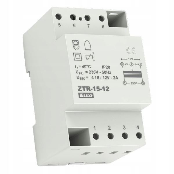 Elko Ep Zvonkový Transformátor ZTR-15-12