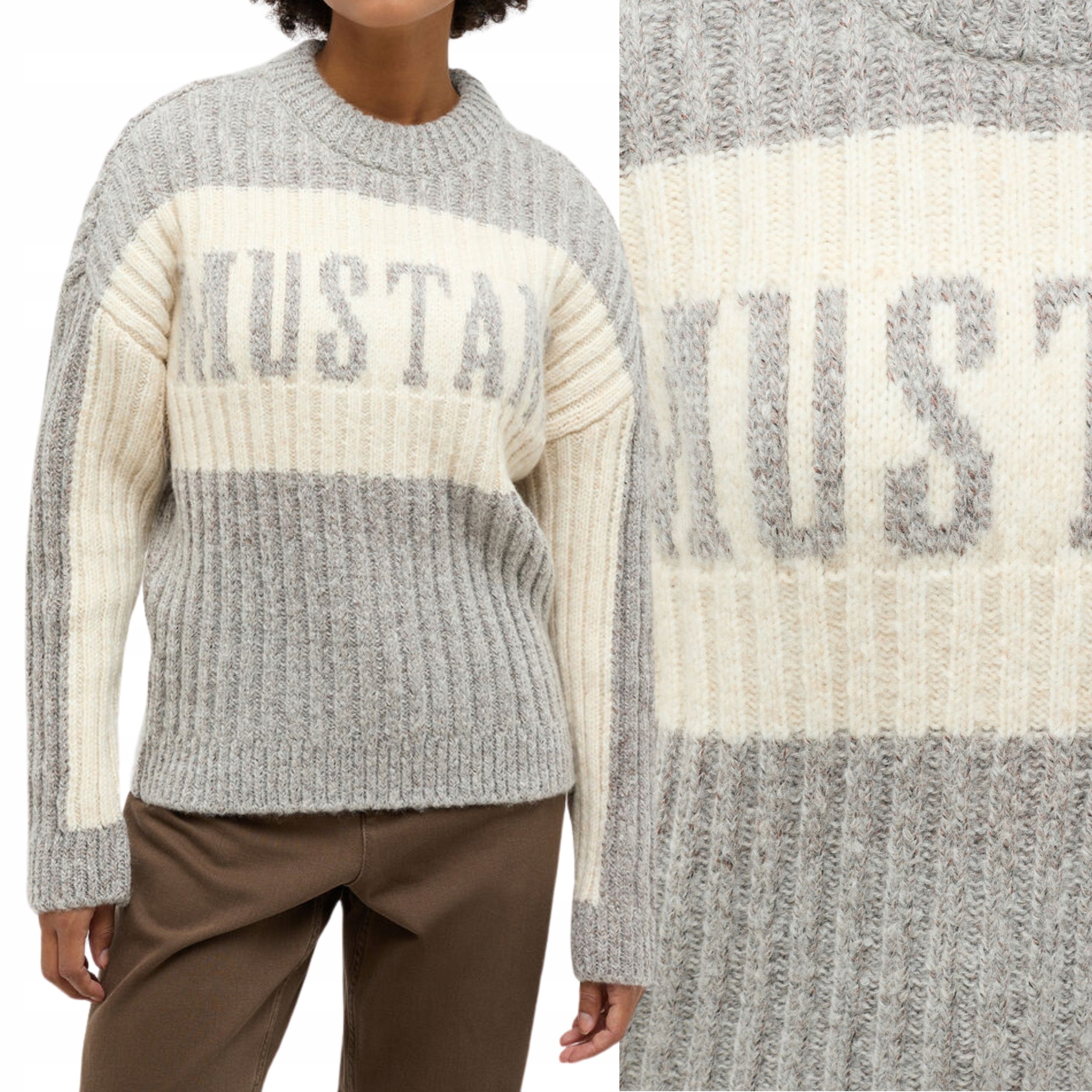 Mustang svetr Reaxed fit Cara C Ogo_ Xs