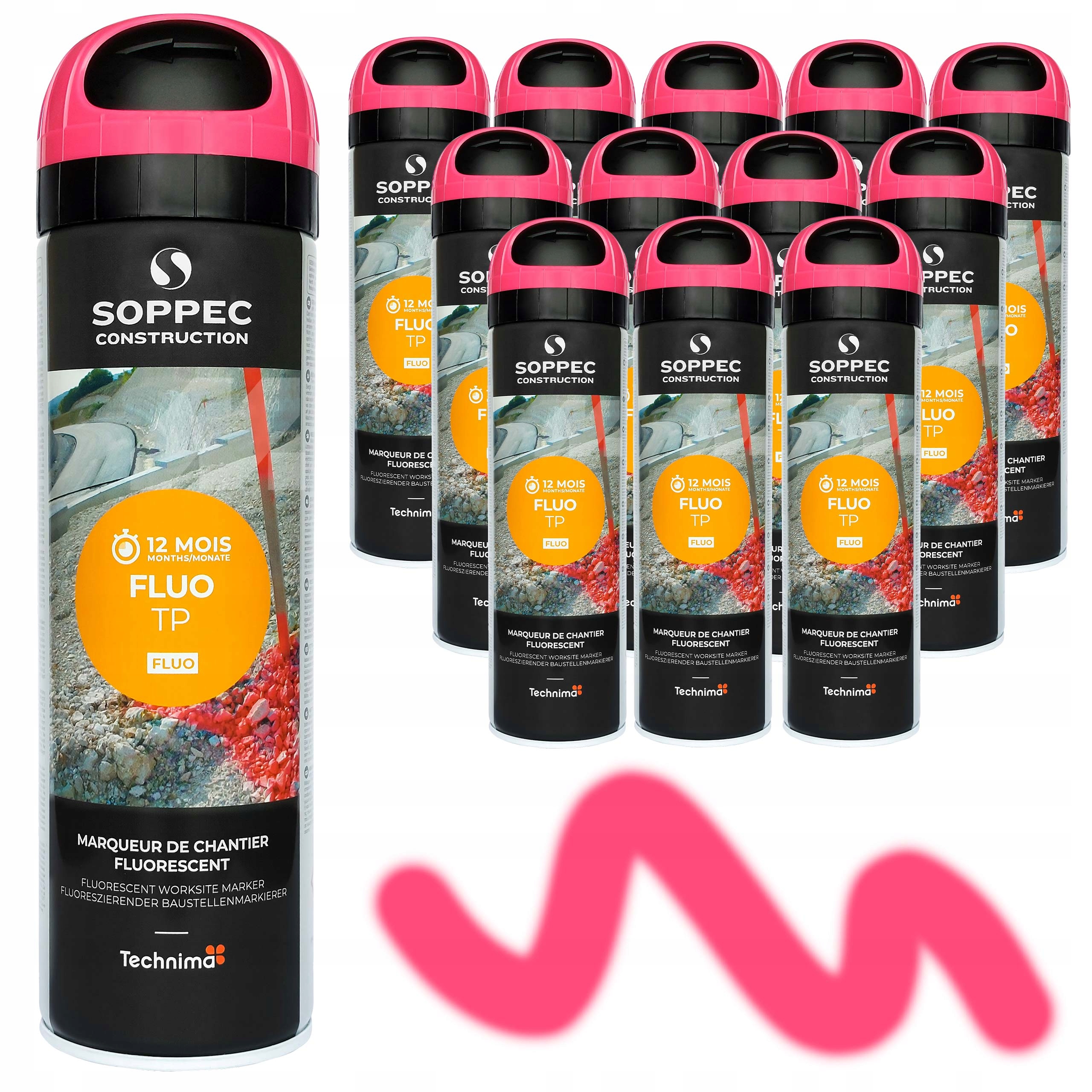

Soppec Fluo Tp Farba Spray Do Znakowania 12MSC.