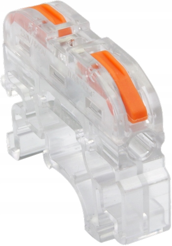 SZYBKOZŁĄCZKA PRZELOTOWA 4mm2 OTWIERANA SZYNE TH