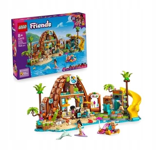 Lego(r) Friends 42673 Rodinná Dovolená Na Pláži